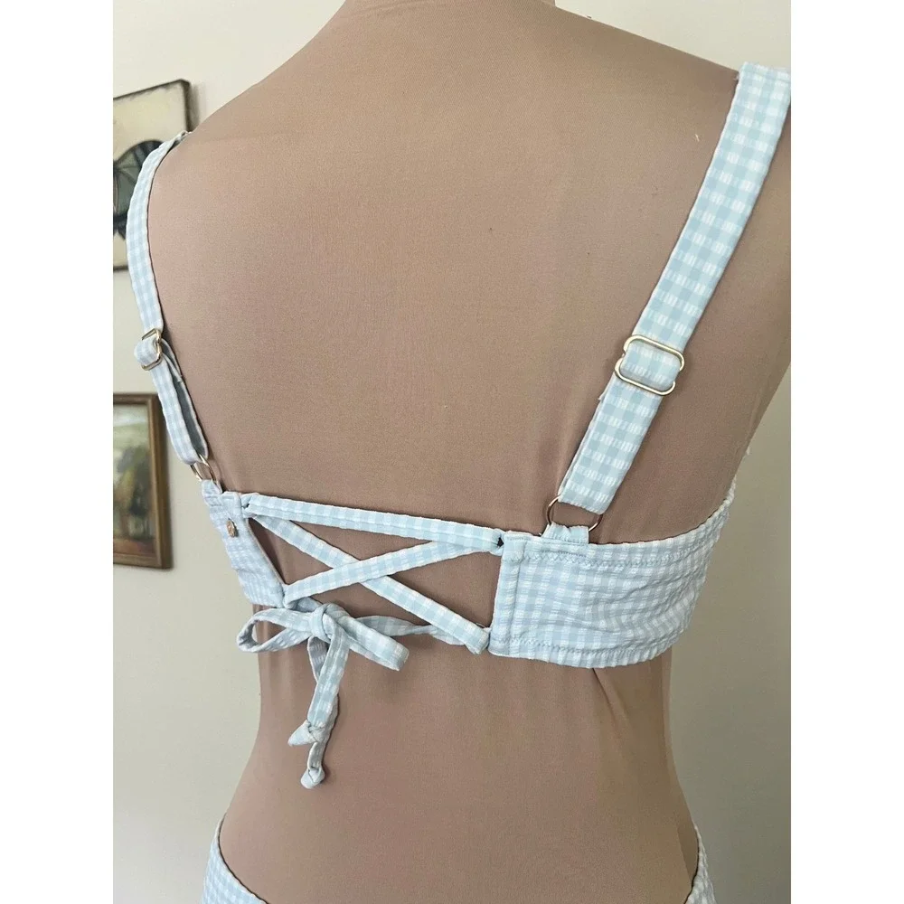 Victorias Secret Gingham Balconette Bikini Set